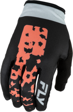 WOMEN'S LITE FLAKE GLOVES BLACK/LIGHT GREY/CORAL
