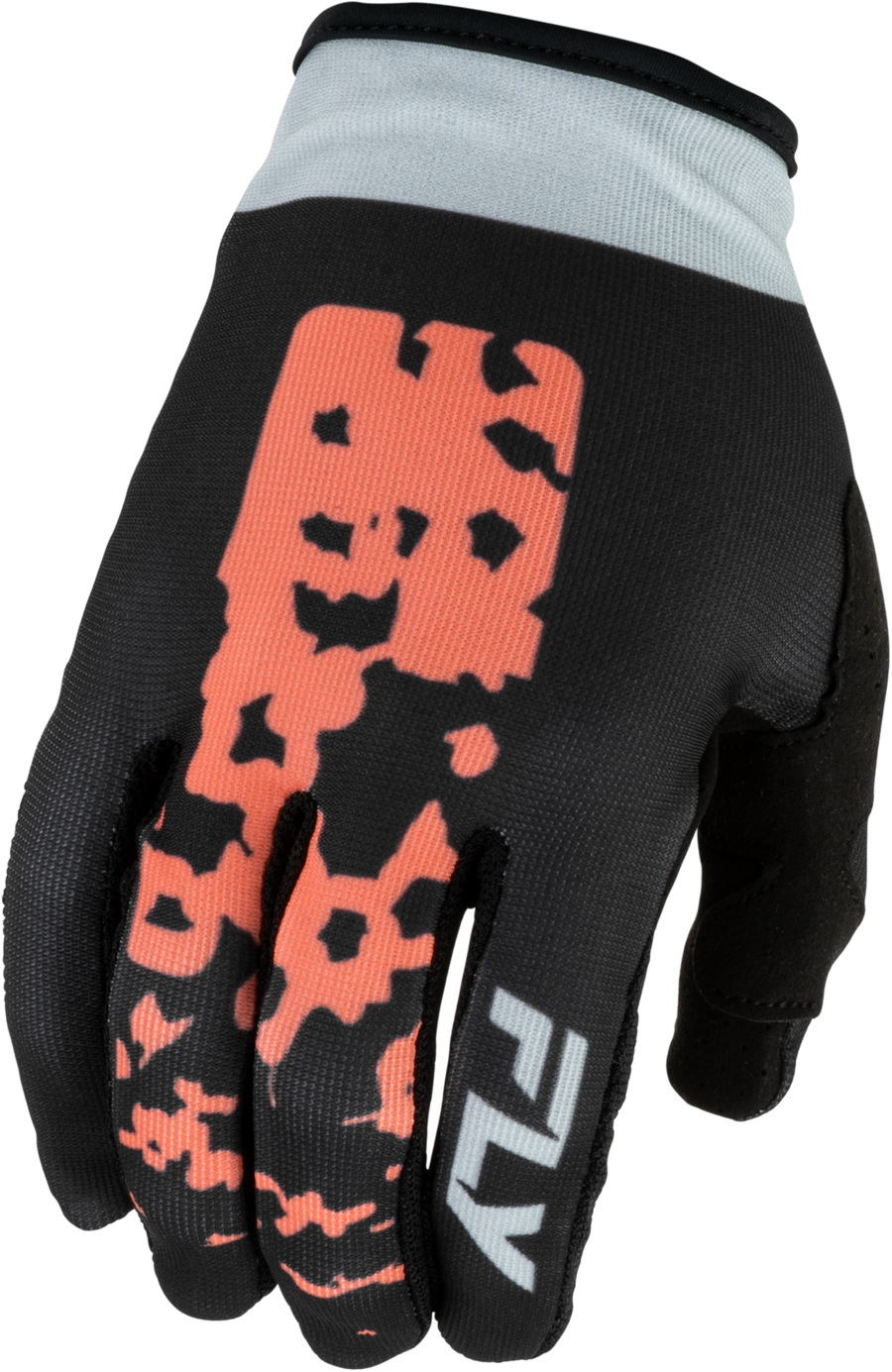 WOMEN'S LITE FLAKE GLOVES BLACK/LIGHT GREY/CORAL