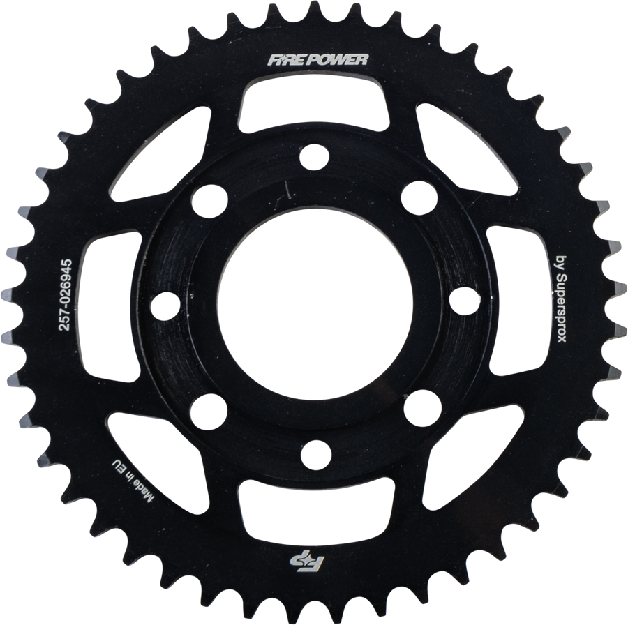 REAR SPROCKET STEEL 45T BLK