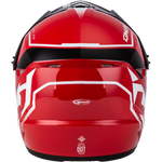 MX-46 COMPOUND HELMET RED/BLACK/WHITE XS