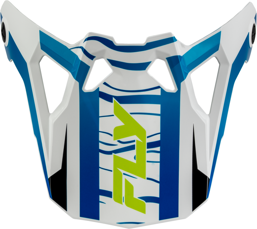FORMULA CP CHARGE VISOR WHITE/BLUE/BLACK YL-LG