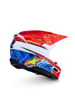 S-M3 FALCON YTH HLMT ECE06/DOT RED FL/WHT/BLUE/YL FL GL YL