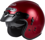 GM-32 OPEN-FACE HELMET CANDY RED LG