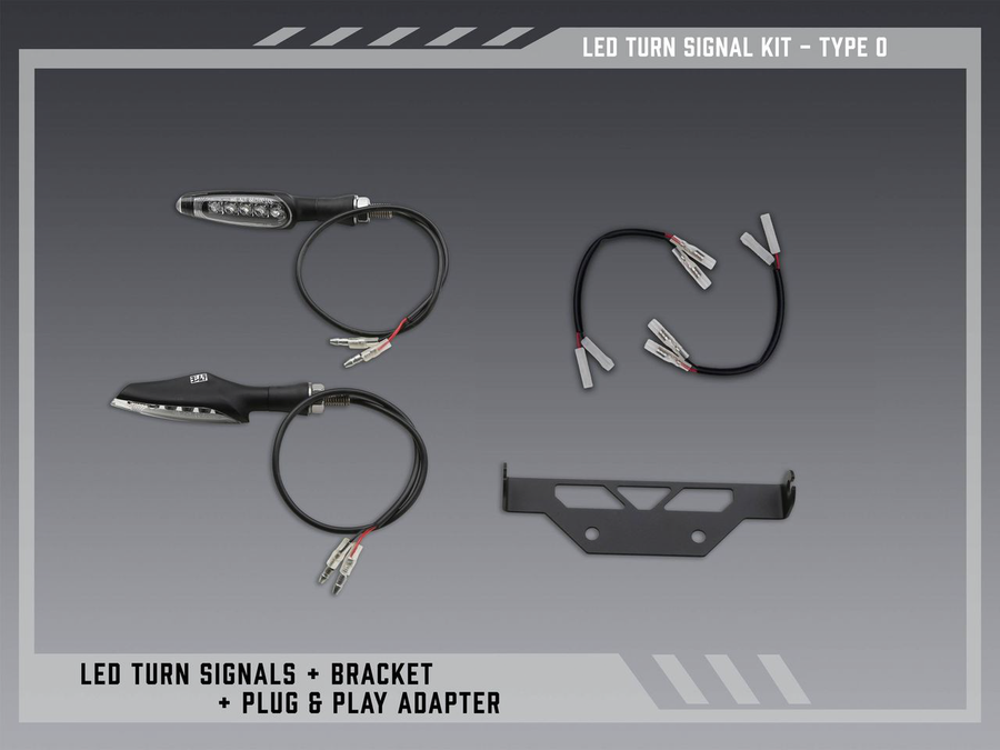 FE V2 STND LED TURN SIG KIT TYPE O TRI | 075BG-STD-O-K