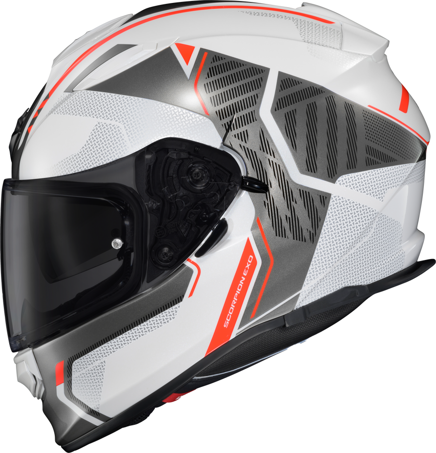 RYZER FULL-FACE HELMET SWITCH WHITE/GREY 2X