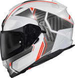 RYZER FULL-FACE HELMET SWITCH WHITE/GREY MD
