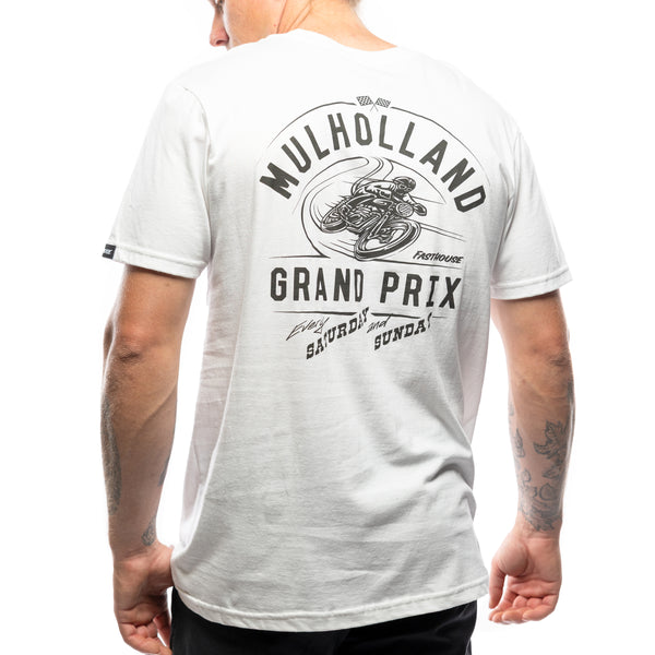 MULHOLLAND GP TEE WHITE