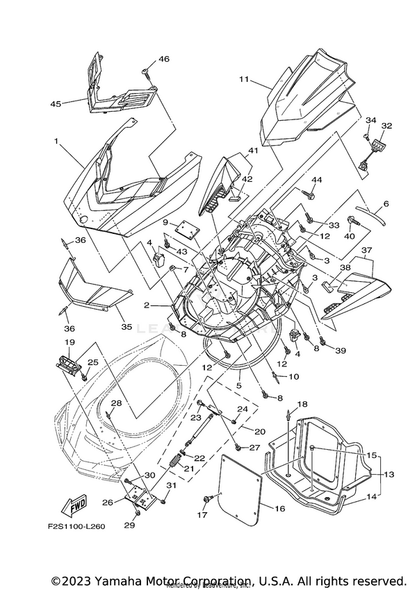 LOCK, LID | F2S-U517C-01-00