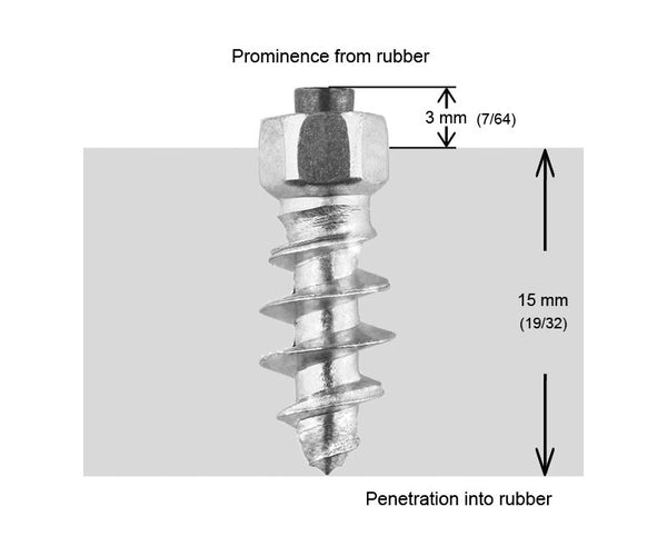 18MM STANDARD SCREW STUDS QTY 200 | ST-18200