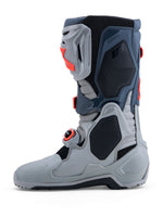 TECH 10 ENDURO BOOTS MID GRY/DRK GRY/RED FLUO