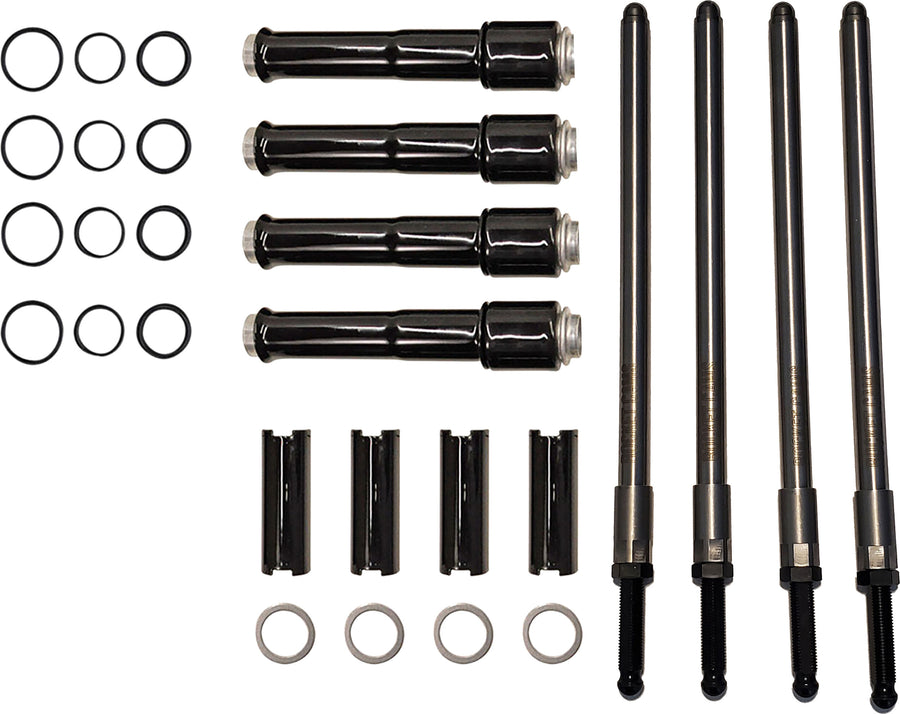 SPEEDY PUSH RODS / COVERS BLACK `99-17 TWIN CAM | 6-6004B