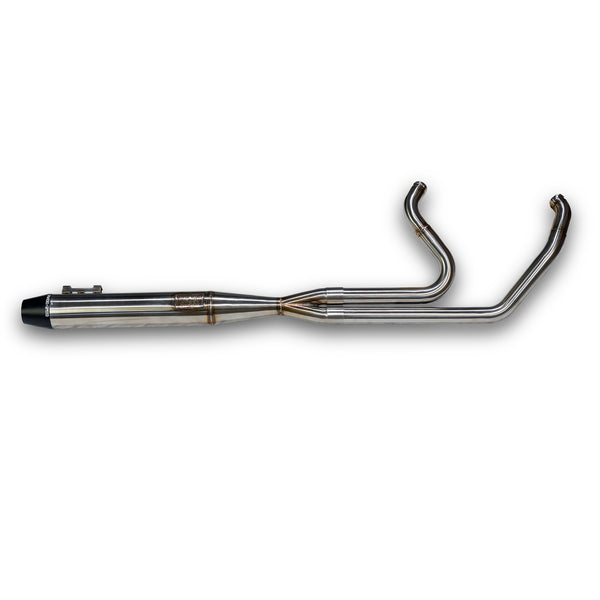 INTMDTR M8 FLT FULL BRUSHED SS W/BLACK END CAP | 930-02608