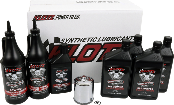 PREMIUM HARLEY DAVIDSON 4QT SYNTHETIC OIL CHANGE KIT | KH-102