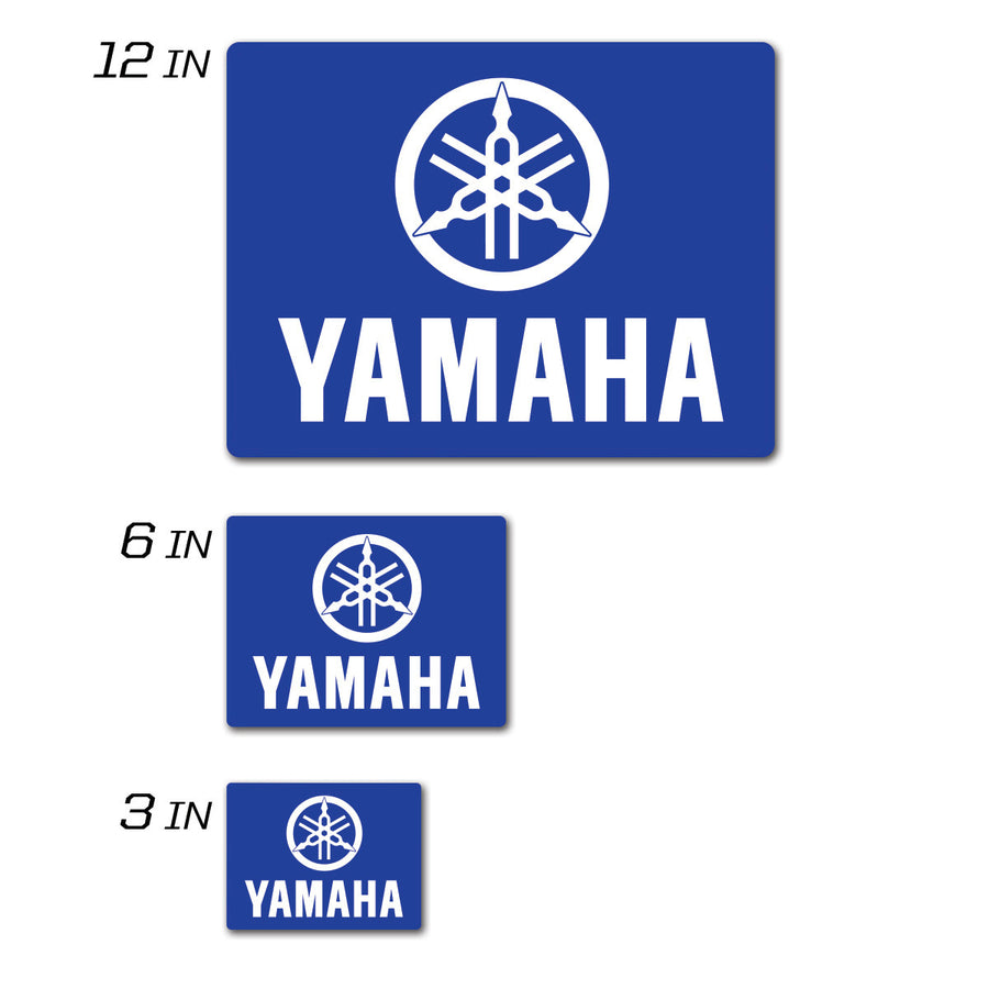 YAMAHA ICON DECAL 6" SQUARED YAMAHA ICON DECAL 6" SQUARED | 40-50-109