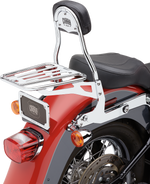 DETACHABLE BACKREST ROUND CHROME SOFTAIL 00-06 | 602-2001