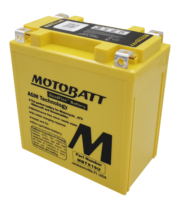 BATTERY MBTX16U SEALED FACTORY ACTIVATED | MBTX16U