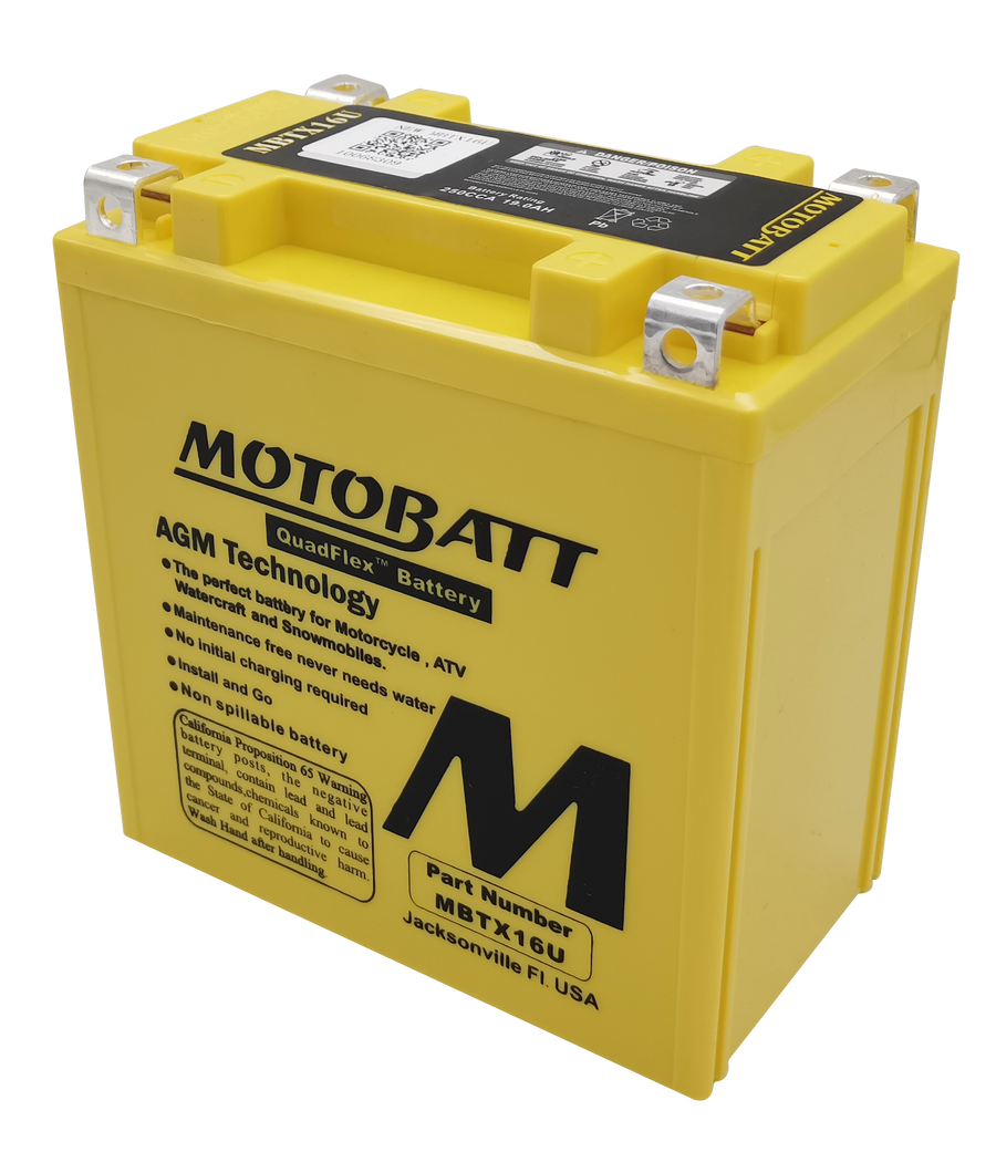 BATTERY MBTX16U SEALED FACTORY ACTIVATED | MBTX16U