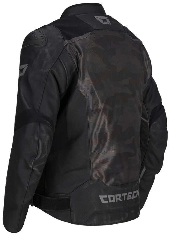 VADER LEATHER JKT BK/CAM