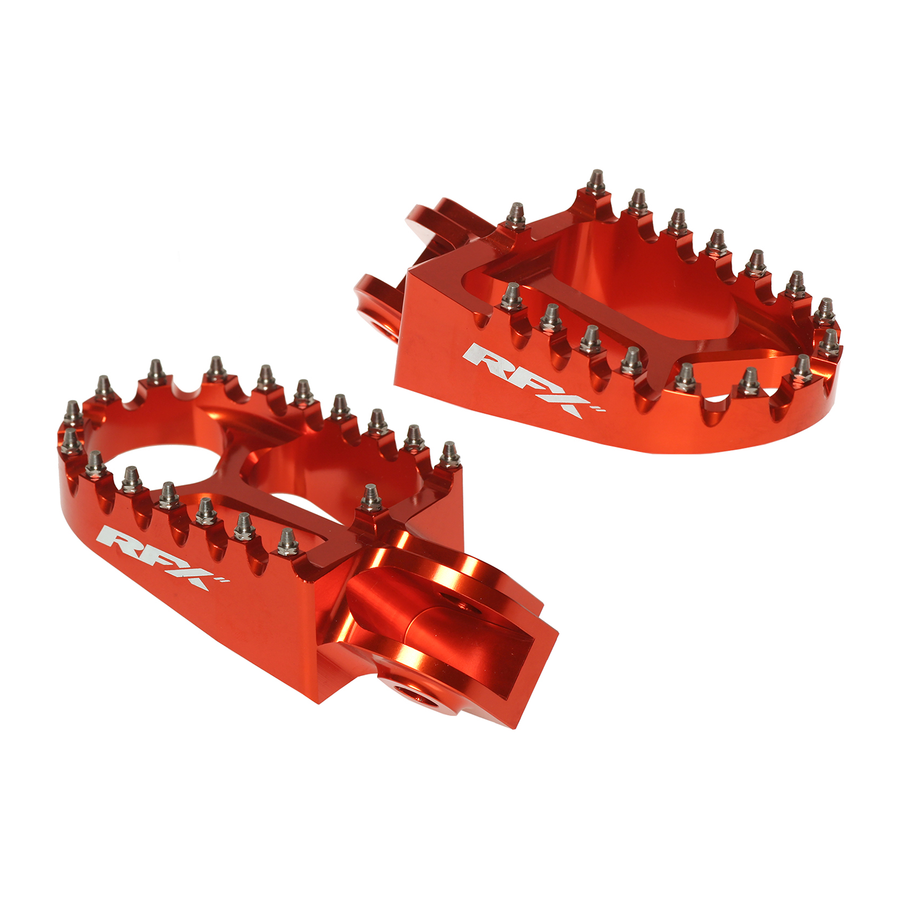 FOOTPEGS ORANGE KTM/HUSQ/GAS | FXFR 50500 99OR