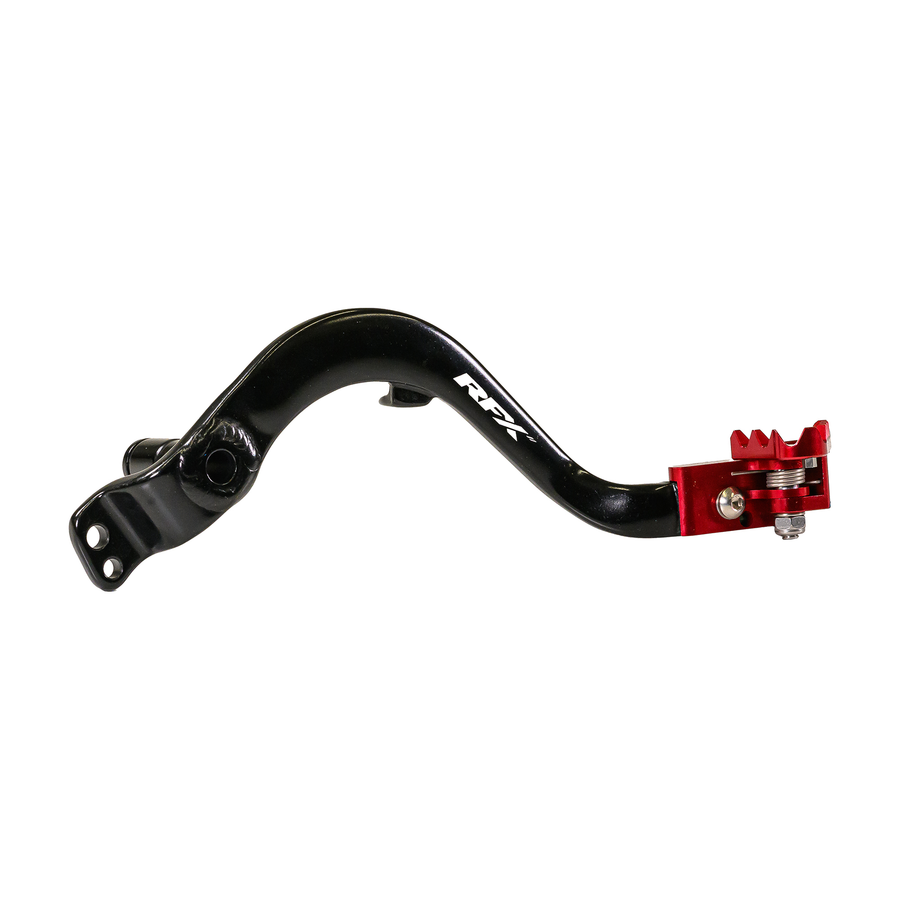 REAR BRAKE PEDAL RED FOLDING-TIP HON | FXRB 10700 99RD