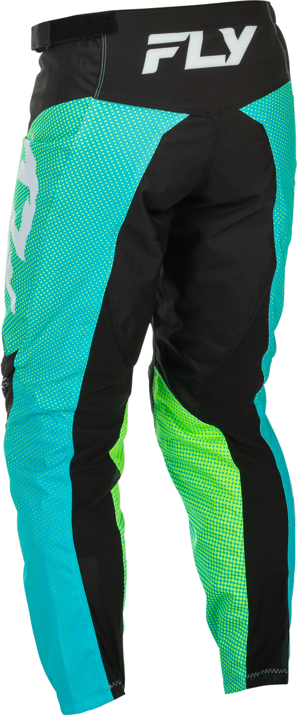 F 16 PANTS AQUA BLACK WHITE
