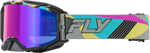 ZONE ELITE RETRO GOGGLE NEON W/ MAGENTA MIRROR/BLUE LENS