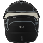MX-46 COMPOUND HELMET MATTE BLACK/GREY/WHITE SM