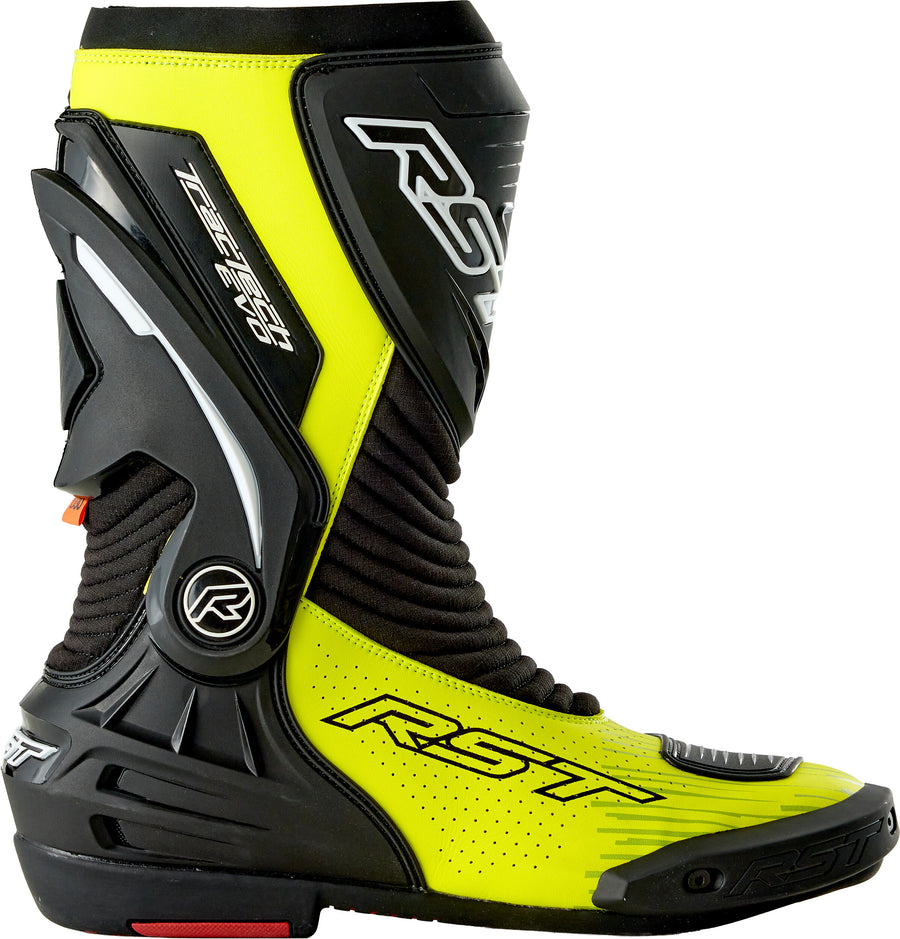 TRACTECH EVO D3O BOOT BLACK/FLO YELLOW 7