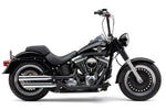 3" NH SERIES SLIP-ONS CHROME FAT BOY/DCE 07-17
