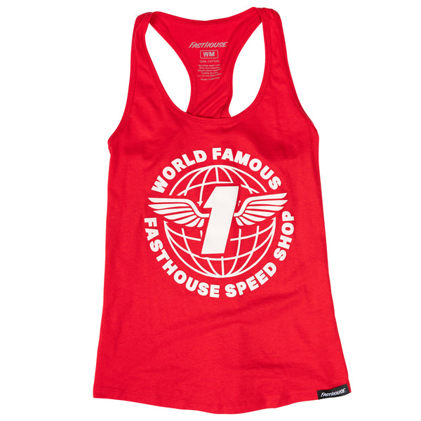 WOMEN'S RENOWN TANK RED WSM
