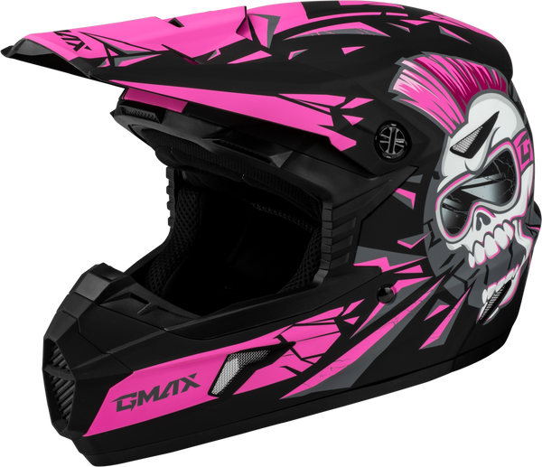MX-46Y UNSTABLE HELMET MATTE BLACK/PINK