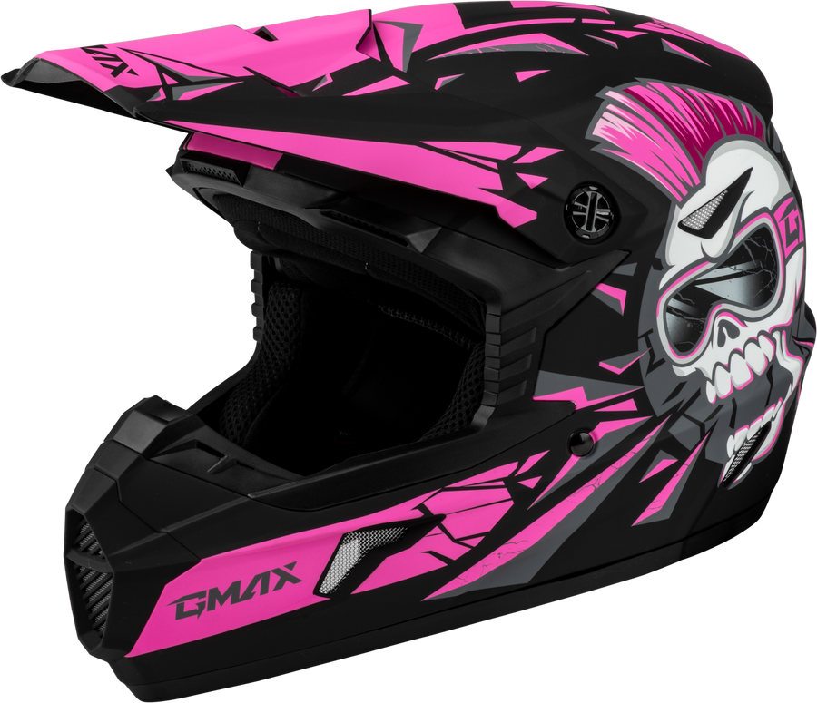 MX-46Y UNSTABLE HELMET MATTE BLACK/PINK