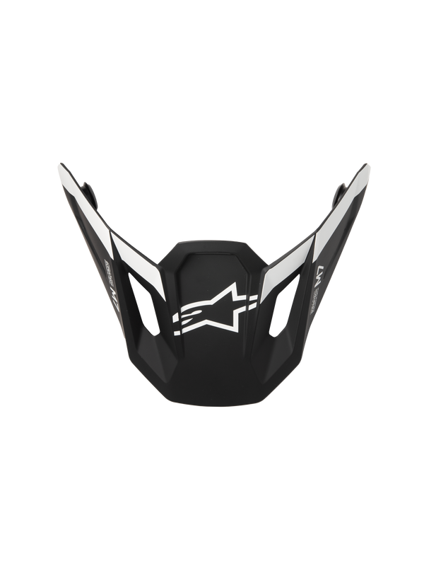 SM7 DASHER VISOR ECE06 BLACK/WHITE MATT | 8981226-1121-TU