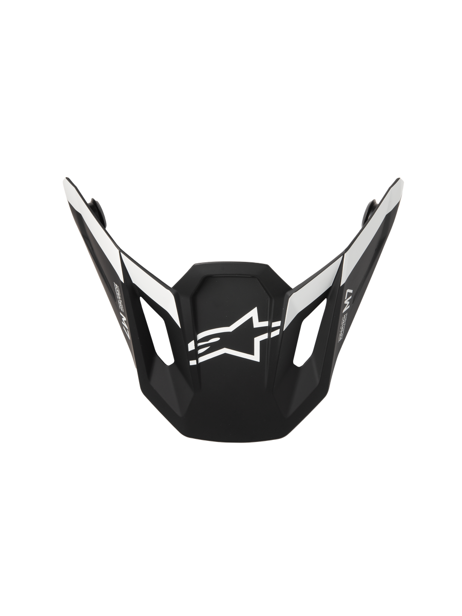 SM7 DASHER VISOR ECE06 BLACK/WHITE MATT | 8981226-1121-TU