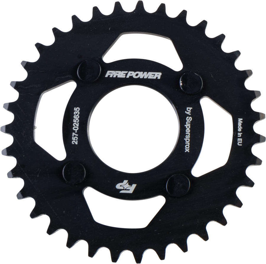 REAR SPROCKET STEEL 35T BLK