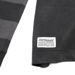 BLKOUT YARNDYE LS TEE BLK