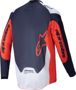 PRO-DURA JERSEY NAVY/HOT ORANGE/WHITE 2X