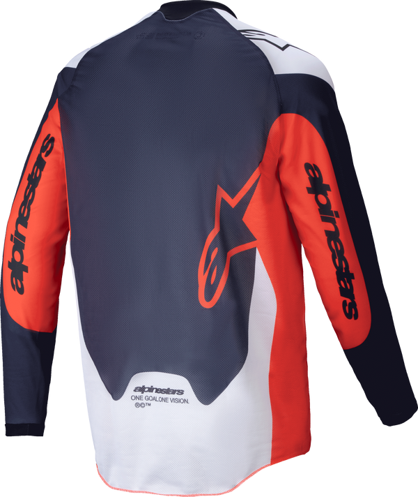 PRO-DURA JERSEY NAVY/HOT ORANGE/WHITE