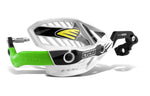 CRM WRAP AROUND HANDGUARDS 7/8" CLAMP - WHITE/GREEN
