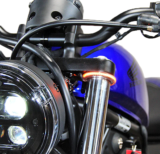 FRONT LED TURN SIGNALS HON | REBEL500-FB
