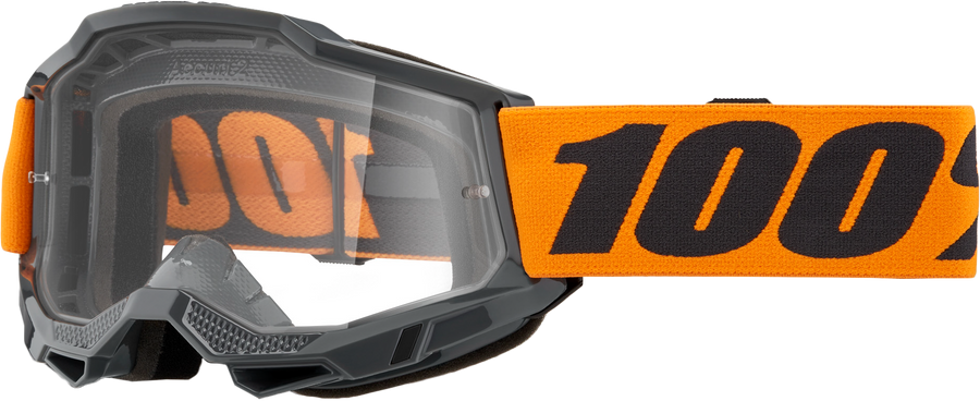 STRATA 2 GOGGLE NEON ORANGE CLEAR LENS