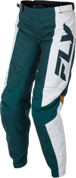 WOMEN'S F-16 PANTS TEAL/WHITE/GOLD SZ 07/08