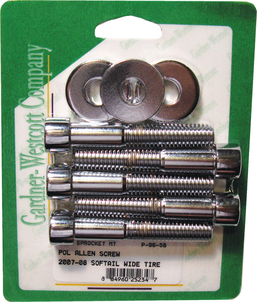 PULLEY BOLTS POLISHED BIG TWIN 07-UP | P-96-58