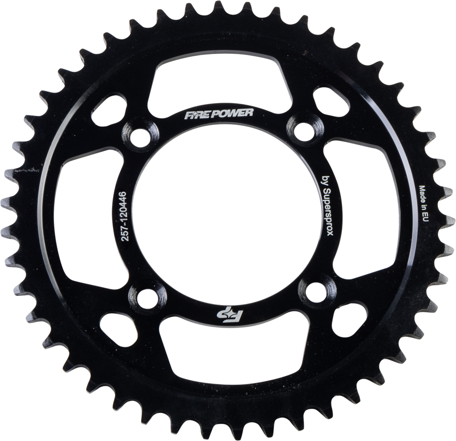 REAR SPROCKET STEEL 46T BLK