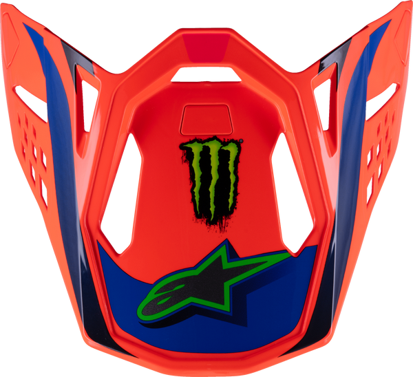 S-M10 DEEGAN VISOR ORNG FL/PRPL/PNK FLUO | 8980325-433-TU