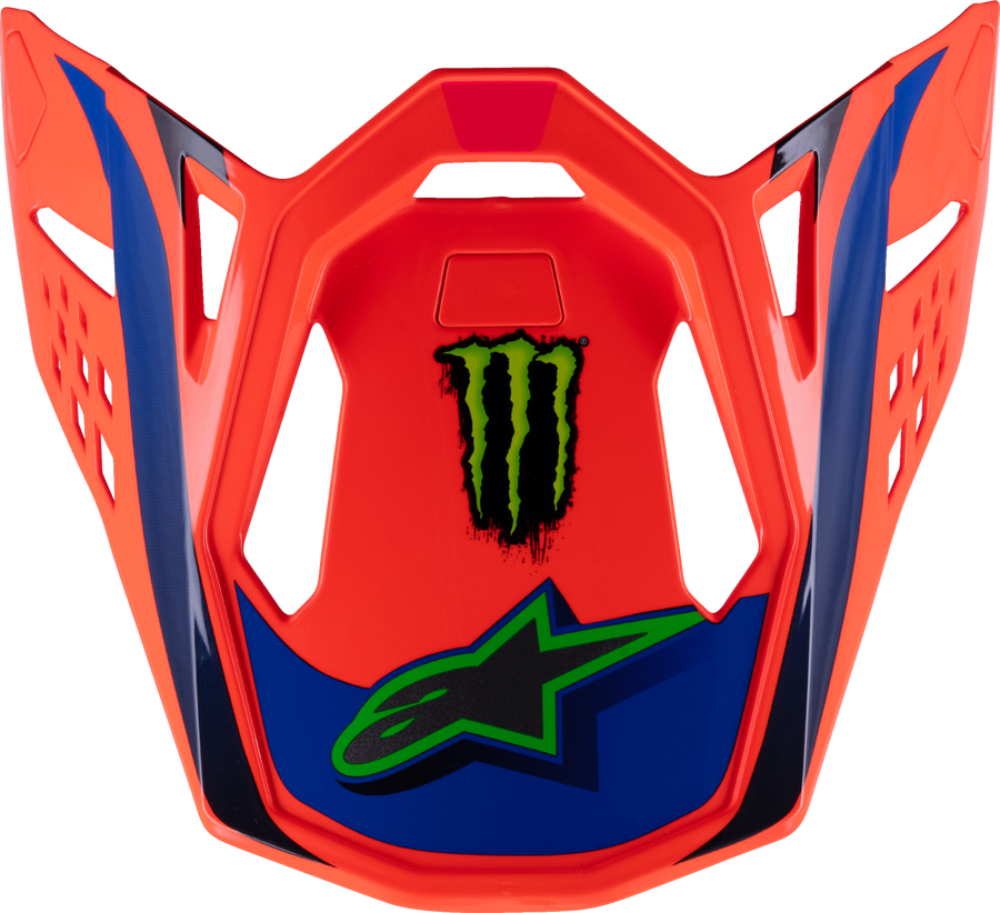 S-M10 DEEGAN VISOR ORNG FL/PRPL/PNK FLUO | 8980325-433-TU