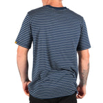 RUFUS STRIPE TEE NVY/WHT