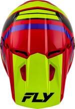 KINETIC SCRAP HELMET RED/HI-VIS/PURPLE/BLACK