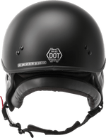 HH-65 HALF HELMET NAKED MATTE BLACK XS