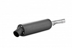 SINGLE SLIP-ON SYSTEM W/ UTILITY MUFFLER BLK SUZ | AT-7301